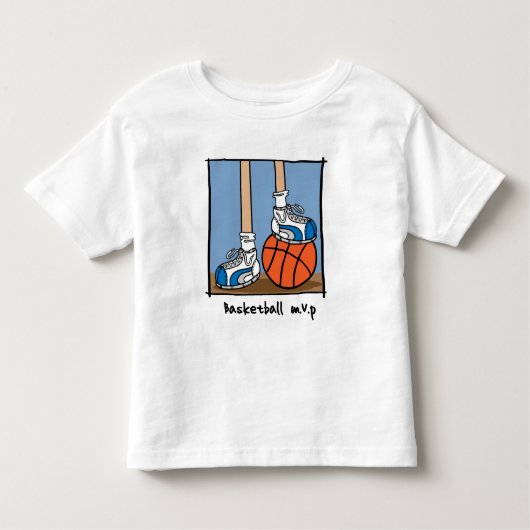 Basketbal MVP Kinder Shirts (Voorkant)