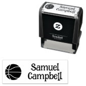 Basketbal naam stempel (In situ)