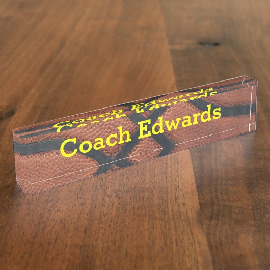 Basketbal Naambordje (Zijkant)