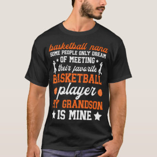 Basketbal Nana Oma Trots Nana Van Een Basketbal T-shirt