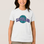 Basketbal NBA Charlotte Hornets Tri-Blend Shirt (Voorkant)