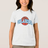 Basketbal NBA Oklahoma City Thunder Tri-Blend Shirt (Voorkant)