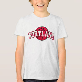 Basketbal NBA Portland Trail Blazers Tri-Blend Shirt