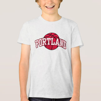 Basketbal NBA Portland Trail Blazers Tri-Blend Shirt