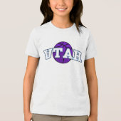 Basketbal NBA Utah Jazz Tri-Blend Shirt (Voorkant)