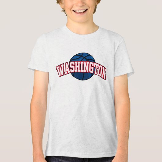 Basketbal NBA Washington Wizards Tri-Blend Shirt (Voorkant)
