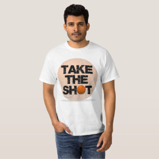 Basketbal: Neem de Shot Quote T-shirt