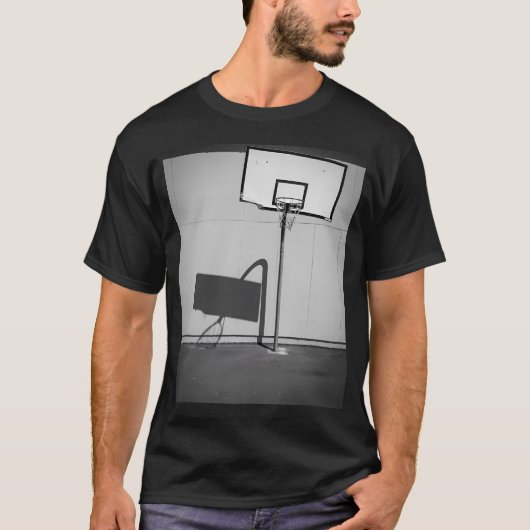 Basketbal net en backboard t-shirt (Voorkant)