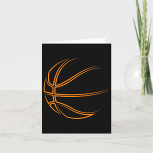 Basketbal nieuwigheid - basketbalspeler kaart