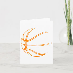 Basketbal nieuwigheid - basketbalspeler kaart