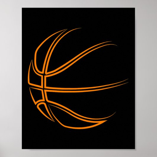 Basketbal nieuwigheid - basketbalspeler poster (Voorkant)