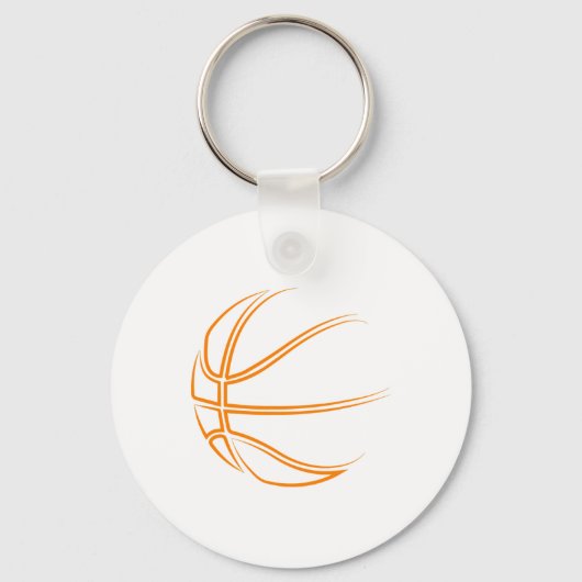 Basketbal nieuwigheid - basketbalspeler sleutelhanger (Voorkant)