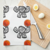 Basketbal Nieuwigheidscadeau Theedoek (Quarter Fold)