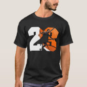 Basketbal Nomber 23 T-shirt (Voorkant)