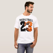 Basketbal Nomber 23 T-shirt (Voorkant volledig)