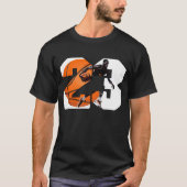 Basketbal Nomber 23 T-shirt (Voorkant)