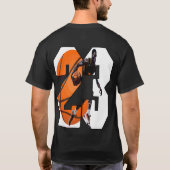 Basketbal Nomber 23 T-shirt (Achterkant)