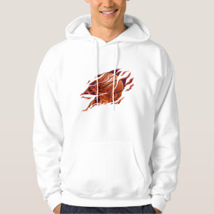 basketbal nooit stoppen hoodie