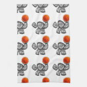 Basketbal Novelty Gift Theedoek (Verticaal)