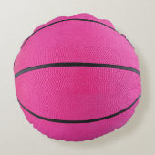 BASKETBAL OFFICIËLE SPEL PILLOW Pink bl Rond Kussen (Achterkant)