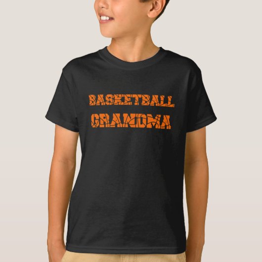Basketbal oma 1 t-shirt (Voorkant)