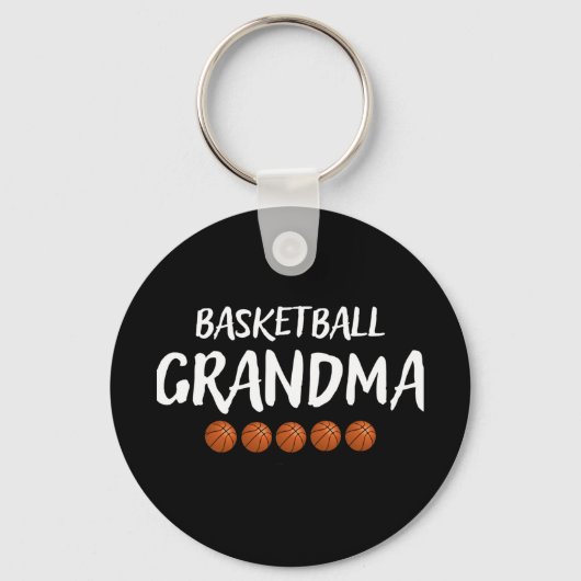 Basketbal Oma Grootmoeder Grammy Nana Mimi Sleutelhanger (Voorkant)