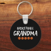 Basketbal Oma Grootmoeder Grammy Nana Mimi Sleutelhanger (Voorkant)