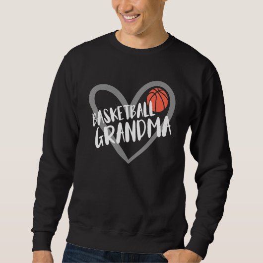 Basketbal Oma Hart Trui (Voorkant)