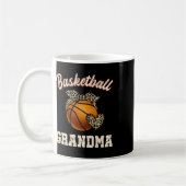 Basketbal Oma Leopard Basketbal Speler Koffiemok (Links)