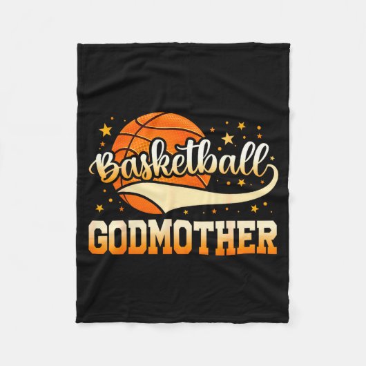 Basketbal Oma Ontwerp Fleece Deken (Voorkant)