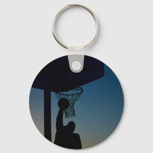 Basketbal Ontwerp Sleutelhanger
