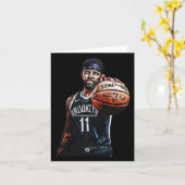 Basketbal Ontwerpen Kaart (Gele Bloem)