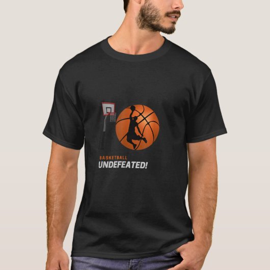 Basketbal Onverslagen T-Shirt (Voorkant)