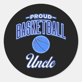Basketbal Oom Ronde Sticker