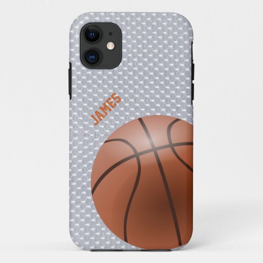 Basketbal op maat iPhone 5 hoesje (Achterkant)