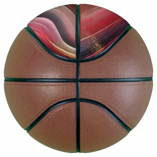 Basketbal op maat met Abstracte kunst (Rechts)