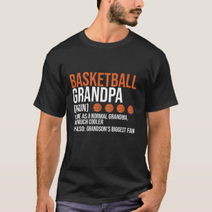 Basketbal Opa Definitie Kleinzoon s grootste f T-shirt