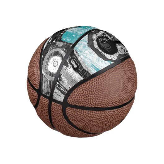 Basketbal - Oppervlaktestroom – Abstracte Stroom (Schuin)