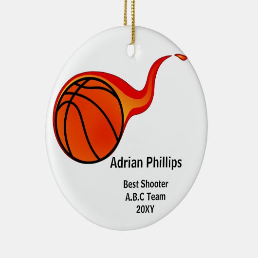 basketbal ornament (Rechts)