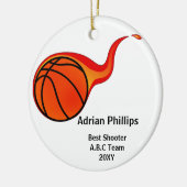 basketbal ornament (Links)