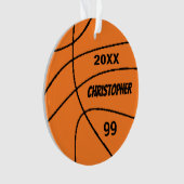 Basketbal Ornament (voorkant)