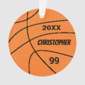 Basketbal Ornament (voorkant)