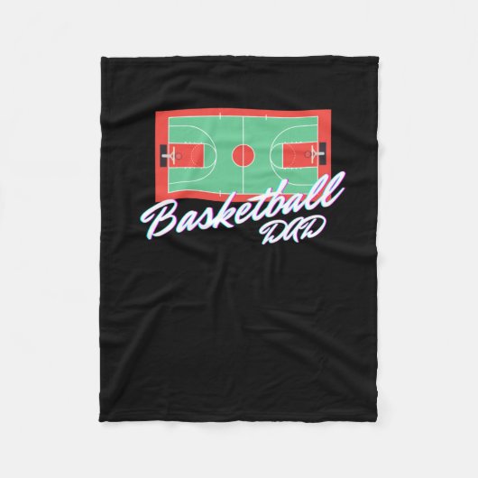 Basketbal pa 3 fleece deken (Voorkant)