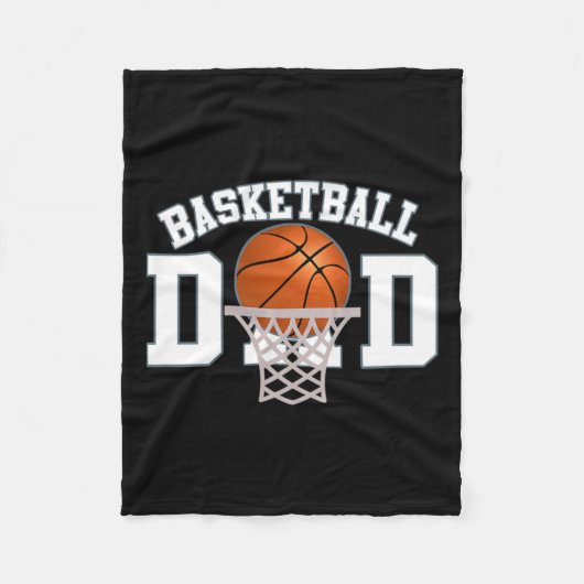 Basketbal pa 4 fleece deken (Voorkant)