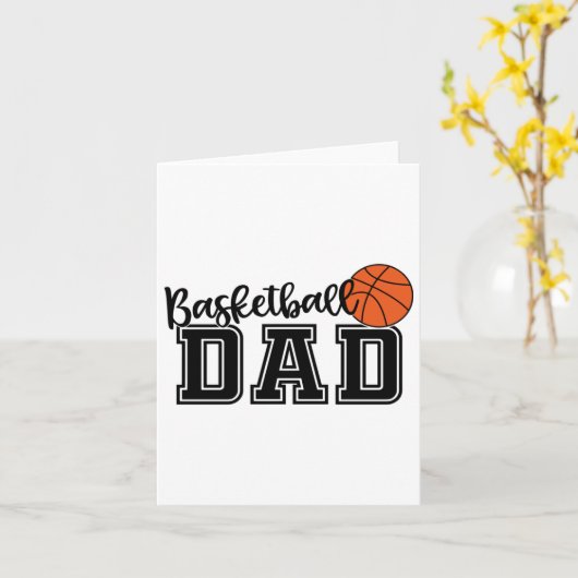 Basketbal pa 6 kaart (Gele Bloem)