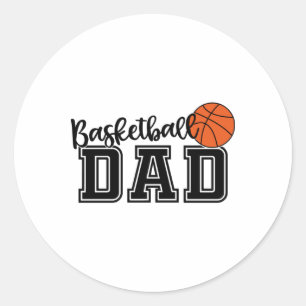 Basketbal pa 6 ronde sticker