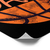 Basketbal pa - Basketbalspeler Poster (Hoek)