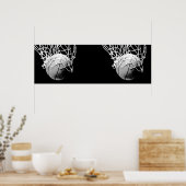Basketbal Panoramisch Poster (Keuken)