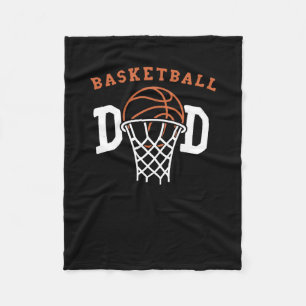 Basketbal pap. basketbalcoach fleece deken