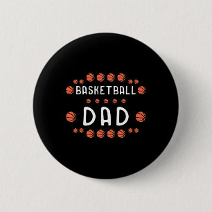 Basketbal Pap Fan Beste Papa Ever Hooper Ronde Button 5,7 Cm